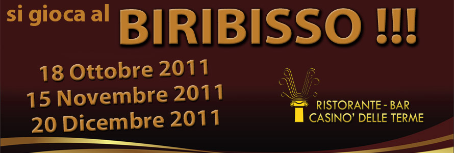 Martedì 15 Novembre, il "BIRIBISSO" arriva allo Slot Show di Lido Di Camaiore