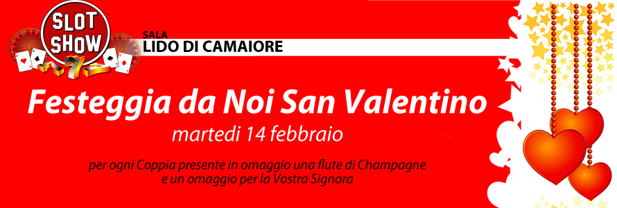 San Valentino allo Slot Show di Lido di Camaiore