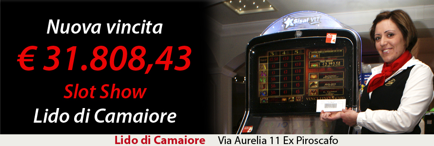 Ancora Vincite allo Slot Show di Lido Di Camaiore