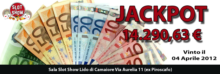 Vincita da 14.290,63 € alla Sala Slot Show di Lido di Camaiore