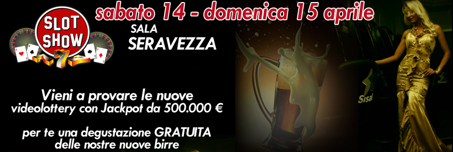 Sabato 14 e Domenica 15 Lo Slot Show di Servezza ti aspetta con tante novità!!!