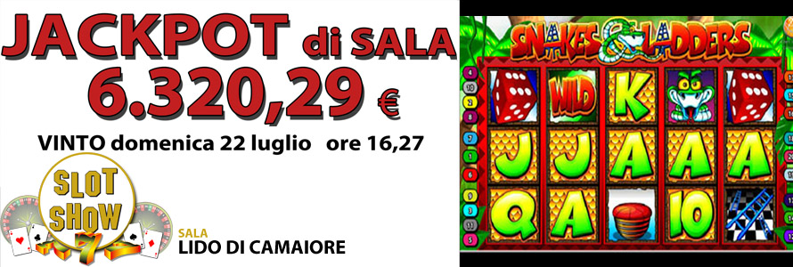 Ancora un Jackpot di Sala a Lido di Camaiore