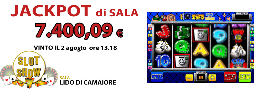 vinti 7.400,09 Euro alla Sala di Lido di Camaiore