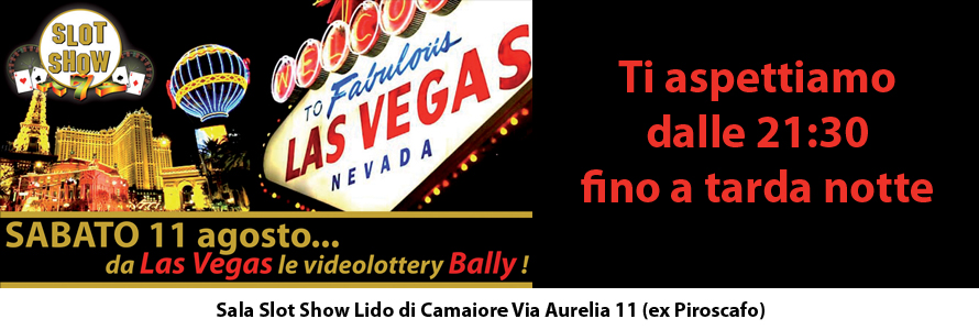 Sabato 11 Agosto alla Sala Lido di Camaiore arrivano le BALLY