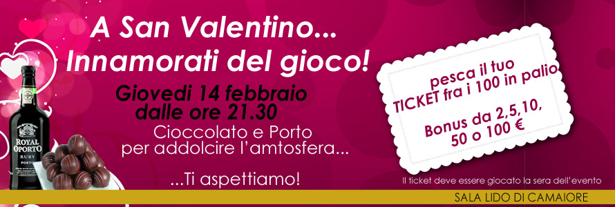 A San Valentino...Innamorati del Gioco!!!