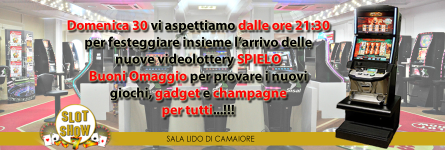 Arrivano le Videolottery Spielo alla Sala Lido di Camaiore