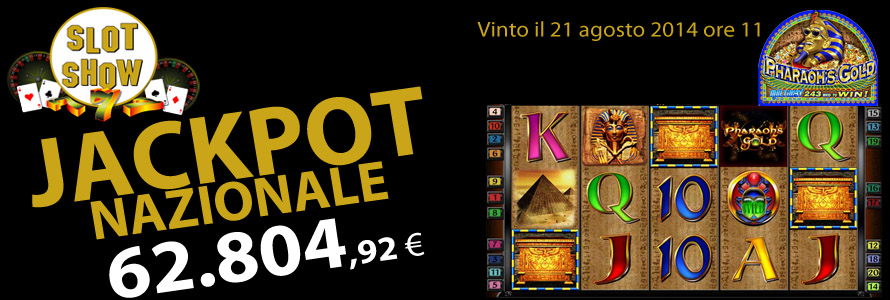 Vinto Jackpot Nazionale di 62.804 €