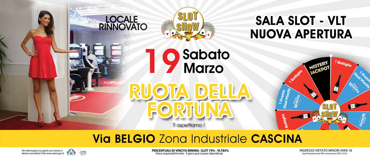 LOCALI RINNOVATI PER LA SALA SLOT DI CASCINA